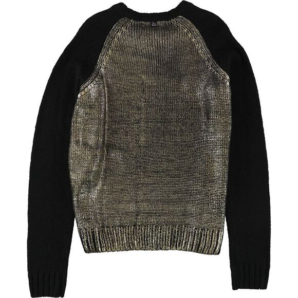 Touch Womens Super Bowl 50 Knit Sweater, Metallic, NWT - Picture 2 of 2